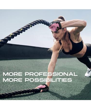 KANSOON Breathable Fingerless Workout Gloves for Women and Men - Pink Medium - Buy Online on SooperMarket.com