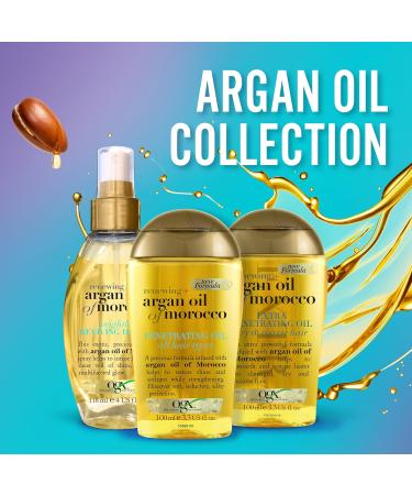 Ogx Argan Oil of Morocco Penetrating Hair Oil for All Hair Types 100 ml Natural 100 ml (Pack of 1) - Buy Online on SooperMarket.com