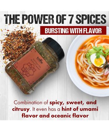 Fusion Select 6 Oz Shichimi Togarashi Seasoning - Japanese 7 Spice & Chili Powder - Buy Online on SooperMarket.com