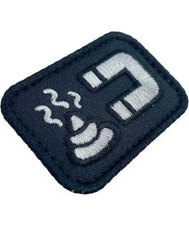 Shit Magnet Embroidered Airsoft Velcro Patch - Perfect for Cosplay & Tactical Gear | International Shipping - Buy Online on SooperMarket.com