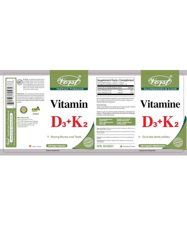 VORST Probiotics 10 Billion 200 Chewable Tablets and Vitamin D3 K2 120 Capsules - Buy Online on SooperMarket.com