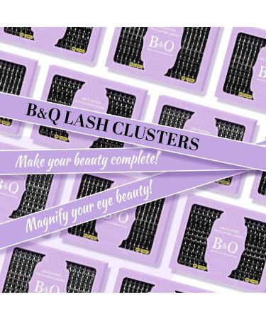 Lash Clusters 208 PCS D Curl Volume Individual Eyelash Extensions Kit - Soft Wispy False Lashes - DIY Lash Extensions 8-16mm - Comfortable Band - Pack of 1 - Buy Online on SooperMarket.com