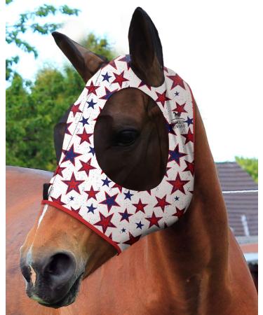 Harrison Howard stretchy horse mask with UV protection super comfortable gently to skin and breathable dream star XL extra full size Extra Size Dream Star