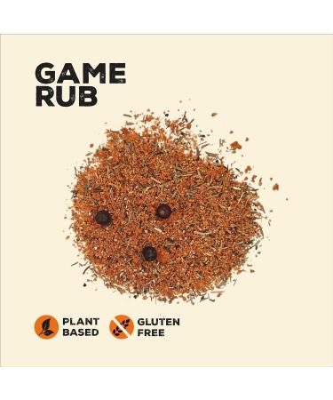 Nature Kitchen Game Rub 500g: Gluten-Free Vegan Seasoning Spices for Marinades, Sauces, Frying, Baking & Grilling - Buy Online on SooperMarket.com