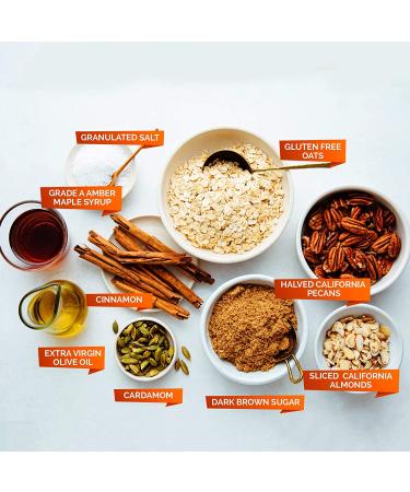 Ladera Granola | Almond Pecan Granola | Low Sugar | Gluten Free & Vegan | Granola Breakfast | Healthy Snack | 11 oz Almond Pecan 11 Ounce (Pack of 1) - Buy Online on SooperMarket.com