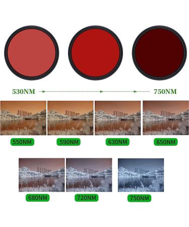 Fotga 67mm Six-in-One Adjustable Infrared IR Pass X-Ray Lens Filter 530nm-750nm - Buy Online on SooperMarket.com