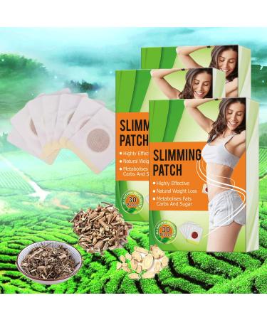 YSGS Perfect Detox Slimming Patch Magnetic Patch Belly Button Diet Slimming Detox Pads Buckets Waist Waist Abdominal Fat Away Quick Slimming and Shaping (90 Pcs)