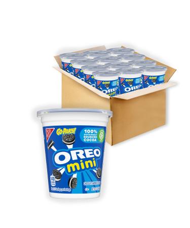 OREO Mini Chocolate Sandwich Cookies, 12 - 3.5 Ounce Go-Paks (Pack of 12) Mini Chocolate 3.5 Ounce (Pack of 12)