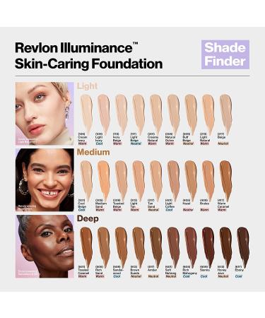 Revlon Illuminance Hyaluronic Acid Liquid Foundation - 117 Light Beige (1 Pack) - Buy Online on SooperMarket.com