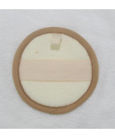 6-Piece Natural Exfoliating Face Pad Loofah Sponge Set - Shower Scrubber for Body Bath Spa, Men & Women - Renewable Resource - Buy Online on SooperMarket.com