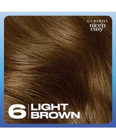 Clairol Nice'n Easy Cr me Permanent Hair Dye 6 Light Brown - 220g - Pack of 1 - Buy Online on SooperMarket.com
