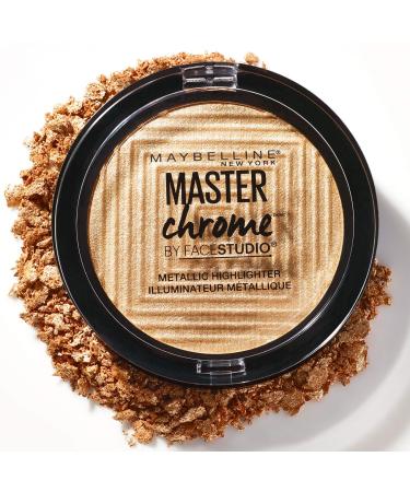 Maybelline Master Chrome Highlighting Powder - Molten Gold (100) - 8g - Buy Online on SooperMarket.com