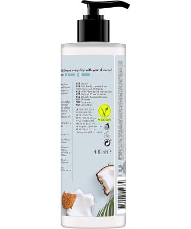 Love Beauty And Planet Coconut Water and Mimosa Flower Vegan Body Lotion Luscious Hydration for Dry Skin 400ml - Buy Online on SooperMarket.com