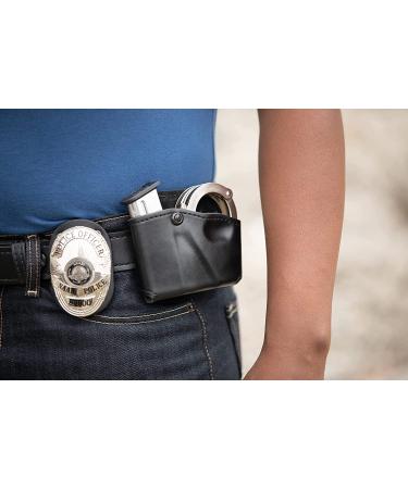 Safariland 573 Glock 17 22 Paddle Magazine Pouch & Handcuff Case Combo - Right Hand, STX Plain Black | Shop Now - Buy Online on SooperMarket.com
