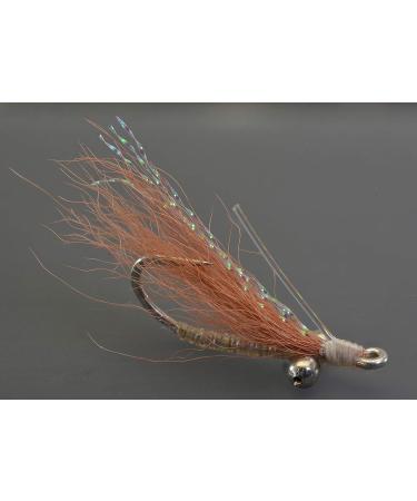 Crazy Charlie Saltwater Fly Fishing Flies - 20ct Assortment on Mustad Signature Duratin Hooks - White, Pink, Crystal, Tan, Chartreuse - Sizes #2, #4, #6 - Buy Online on SooperMarket.com