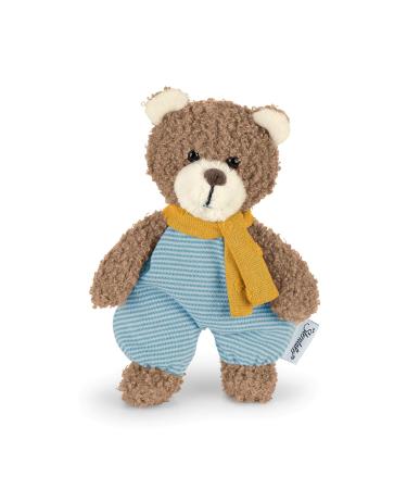 Sterntaler 3052002 Mini toy bear Ben integrated rattle for babies from birth 17 cm Ben Single