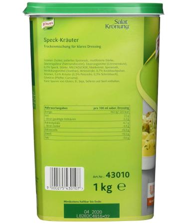 Buy Knorr Salad Coronation Bacon Herb Dressing - 1kg Dry Mix for Salad | International Shipping Available - Buy Online on SooperMarket.com