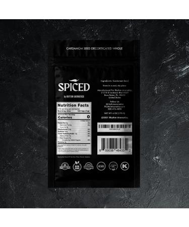 6oz Whole Decorticated Cardamom Seeds - Ideal for Pickling, Brewing, Stews, and Indian Cuisine - Resealable Bag Included - Buy Online on SooperMarket.com