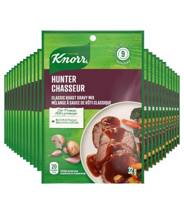 Knorr Classic Roast Gravy Mix perfect sauce to serve over meat and mashed potatoes Hunter no artificial flavours 32 g 24 count
