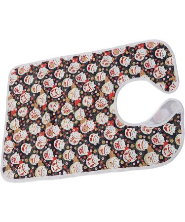 Adult Foldable Bib Soft Clothing Protector Bib for Dinner (Cat) - Buy Online on SooperMarket.com
