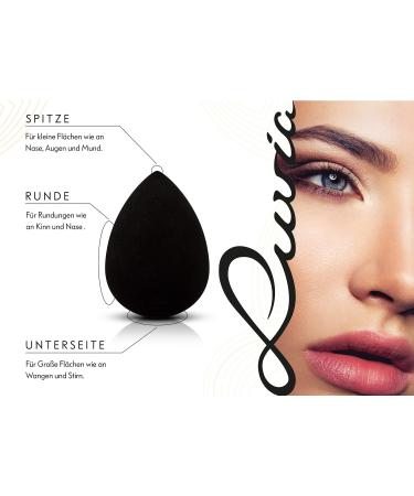 Buy Luvia Beauty Blender Sponge Set - Extra Soft Make-Up Egg & Cosmetic Applicator - Top Quality International Shipping - Buy Online on SooperMarket.com