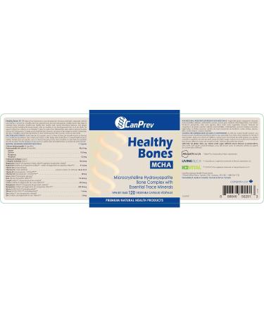 CanPrev Healthy Bones MCHA 120 Caps with Calcium Magnesium Vitamin D3 K2 & Boron 60-Day Supply - Microcrystalline Hydroxyapatite Bone Complex with Essential Trace Minerals - Healthy Bones & Teeth 120 count (Pack of 1) - Buy Online on SooperMarket.com