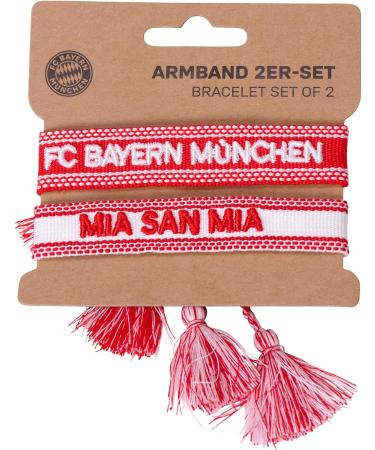 FC Bayern Munich Bracelet Set of 2 | Traditional Costume Accessories - Shop Now! - Buy Online on SooperMarket.com