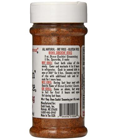 Bone Suckin' Sauce Original Seasoning and Rub - 5.8 Ounce (Pack of 1) - Buy Online on SooperMarket.com