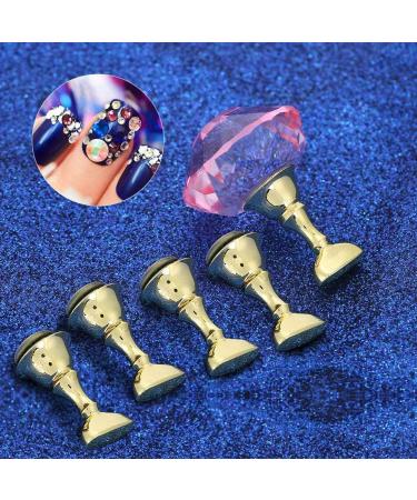 LANTRO JS Nail Holder for Perfect Nail Art - Crystal Base Holder False Nail Tip Practice Stand - Buy Online on SooperMarket.com