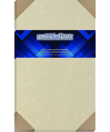 200 Natural Parchment 65lb Cover Paper Sheets 8.5X14 Inches Cardstock Weight Colored Sheets 8.5 X 14 (8.5X14 Inches) Legal|Menu Size - Printable Old Parchment Semblance