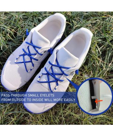 NDTEZUGT 3 Pairs Elastic Shoe Laces - Replacement Laces for On Cloud Stretch Shoes - Black, White, Gray - Buy Online on SooperMarket.com