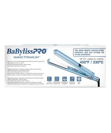 BabylissPRO Nano Titanium 1 Digital Straightener - Professional Hair Styling Tool - Buy Online on SooperMarket.com