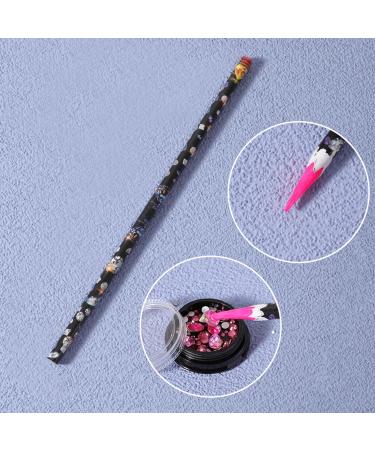 Rhinestone Picker Tool Adhesive Point Drill Resin Pens - DIY Accessories for Nails Crafts Makeup Face Clothes Shoes Gem Pick up Tool Rhinestone Applicator Puchen - Buy Online on SooperMarket.com