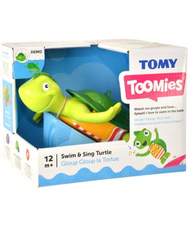TOMY Toomies Swim & Sing Turtle Baby Bath Toy | Interactive Educational Toy with Music and Sounds | Water Play Toy for Boys & Girls 1-3 Years Old - Buy Online on SooperMarket.com