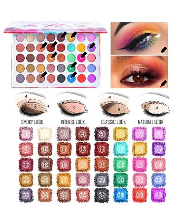 Fowybe 35-Part All-in-One Holiday Make-Up Set Gift | High-Pigmented Beauty Palette & Complete Gift Bag for Women - Buy Online on SooperMarket.com