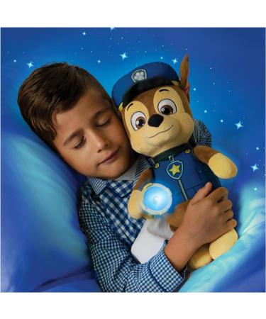Paw Patrol Snuggle Up Chase Plush with Torch and Sounds - Best for Kids 3+ - Grey - Buy Online on SooperMarket.com