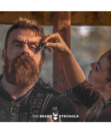 The Beard Struggle Day Liquid Tonic Beard Oil - Viking Storm (30ml) - Men's Beard Growth Oil for Moisturizing & Softening - Buy Online on SooperMarket.com