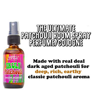 Dark Aged Patchouli Oil Perfume & Cologne | Earthy & Musky Aromatherapy Spray for Relaxation and Energy | Room, Linen, and Body Mist - Buy Online on SooperMarket.com