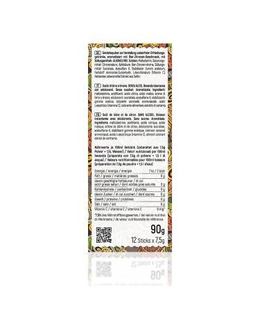 Intick Sugar-Free Instant Drink for Cyclists | Vegan Low-Calorie Flavored Beverage Powder | Pack of 12 x 1.5L - Refreshing Vitamin C Boost - Buy Online on SooperMarket.com