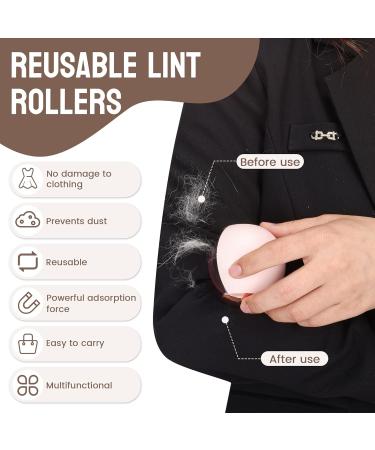 Washable & Reusable Lint Roller Ball - Portable Pet Hair Removal Tool for Clothing & Furniture - Pink - Buy Online on SooperMarket.com