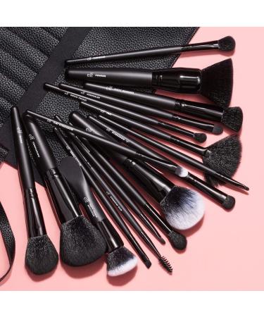 e.l.f. Ultimate Makeup Brush Set & Travel Roll - 17-Piece Vegan & Cruelty-Free Kit for Eyeshadow Foundation Powder & Concealer - Buy Online on SooperMarket.com