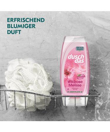 Duschda Wild Rose Melisse Shower Gel - 225ml (6 Pack) | Refreshing Fragrance for a Pampering Start - Buy Online on SooperMarket.com