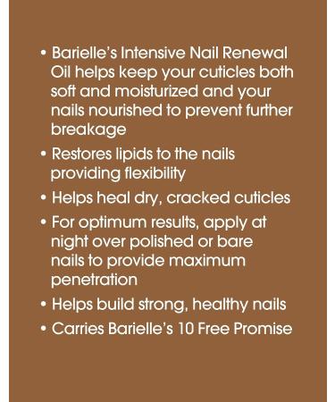 Barielle Intensive Nail Renewal Oil 0.5oz - Nail Repair Treatment - Buy Online on SooperMarket.com