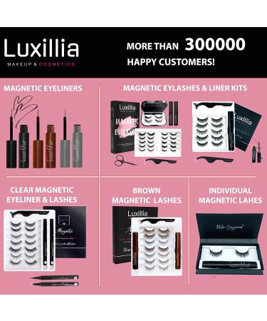 Luxillia Eyebrow Stamp Stencil Kit: Dual-Color, Waterproof, Sweatproof - Blonde + Taupe - Buy Online on SooperMarket.com