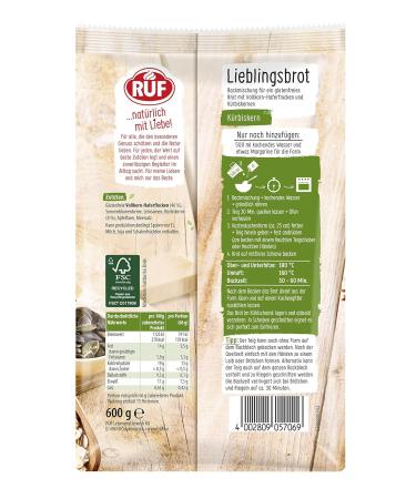 Gluten-Free Pumpkin Seed Bread Mix | 600g Bread Baking Mix Without Flour & Yeast - Buy Online on SooperMarket.com