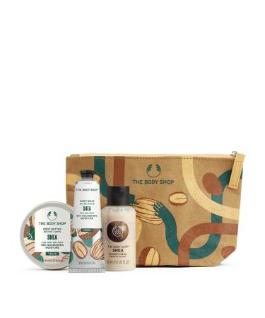 The Body Shop Lather & Slather Shea Gift Bag Gift Set  for Dry Skin  Vegan