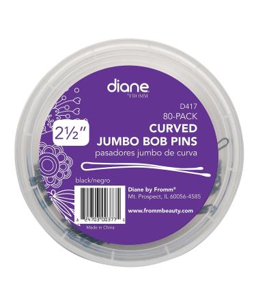 Diane D417 Curved Jumbo Pin in Black - Hair Styling Essential - Buy Online on SooperMarket.com