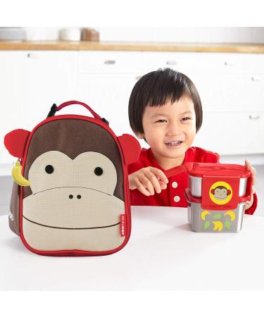 Skip Hop Zoo Stainless Steel Monkey Lunch Kit - Buy Online on SooperMarket.com