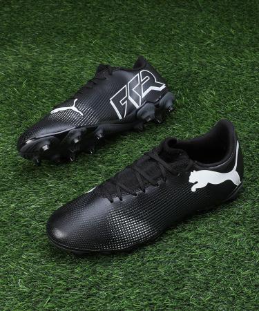 PUMA Men's Future 7 Play FG/AG Soccer Shoe - Black/White Size 43 EU - Ideal for International Shipping - Buy Online on SooperMarket.com