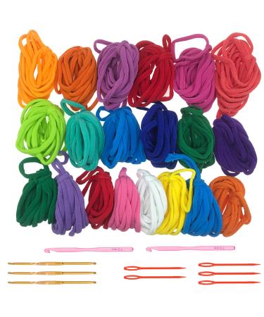 Seasonsky Loom Potholder Loops Weaving Craft Loom Loops, Weaving Loom Kit, Potholder Loops with Crochet Hook for DIY Crafts Supplies (298PCS) 5